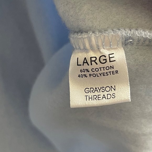 Grayson/Threads NWT Large "Powerful Women Determined to Rise" Blue Sweatshirt - Picture 6 of 6